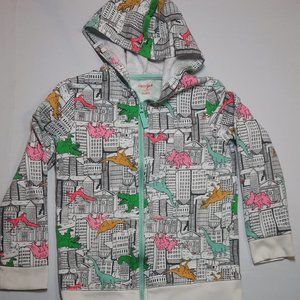 Unisex Kids Cat & Jack Dinosaurs in the City Hoodie - Size Large (10-12)